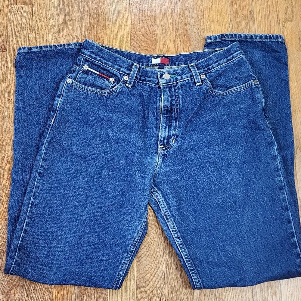 Tommy Hilfiger Straight Leg Jeans Womens Size 9 Blue Denim